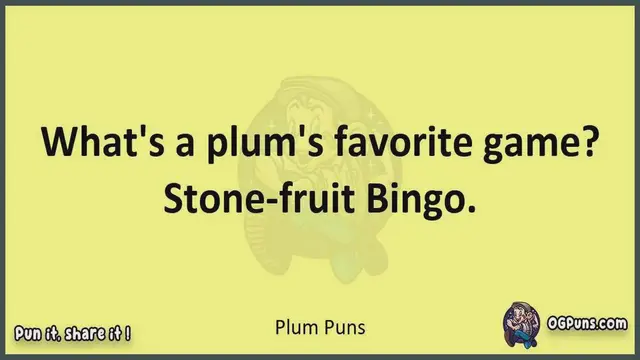 Video thumbnail for Plum - Jokes, Puns, Wordplays, and Laughter