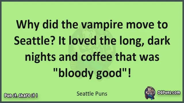 Video thumbnail for Seattle - Jokes, Puns, Wordplays, and Laughter