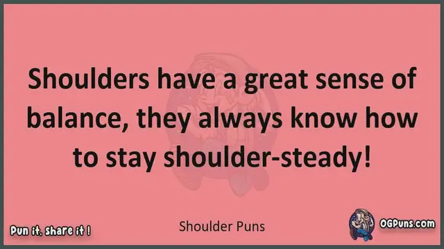 Video thumbnail for Shoulder - Jokes, Puns, Wordplays, and Laughter