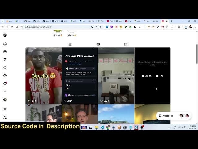 Video thumbnail for PHP Script to Build Instagram Video & Reels Downloader Web App in Browser Using HTML & JS