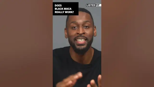 Video thumbnail for Does Black Maca Really Work? 🤔 #naturalremedy #shorts #supplements