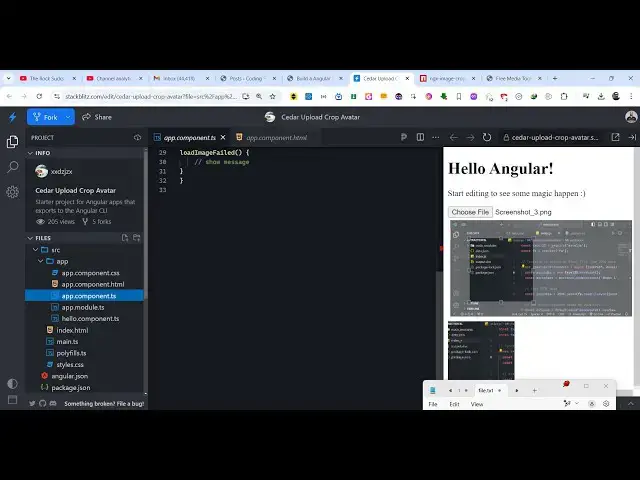 Video thumbnail for Build a Angular Image Cropper Editor With Live Preview & Controls Using ngx-image-cropper in TS