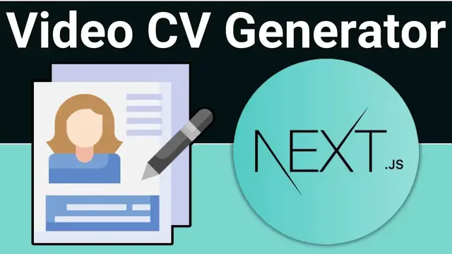 Video thumbnail for Build a Next.js MP4 Video Resume Generator From Text Using Remotion Library in Browser Using TS