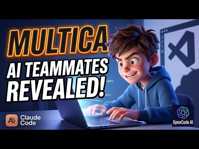 Video thumbnail for Multica: This OPEN TOOL CONVERTS Claude,OpenCode into TEAMMATES!