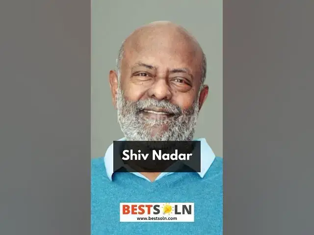 Video thumbnail for Shiv Nadar Life Story #shorts #shivnadar #hcl #hcltech #shivnadaruniversity #hcljobs #startup #story