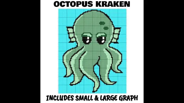 Video thumbnail for Octopus Kraken C2C & Tapestry Crochet Pattern & Chart by Magic Yarn Pixels