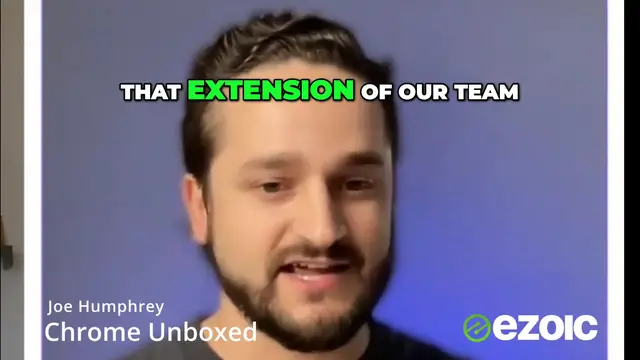 Video thumbnail for Ezoic Partnership Testimonial with Chrome Unboxed