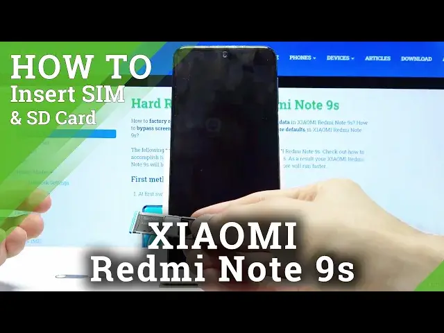 'Video thumbnail for How to Insert Micro SD and Nano SIM Card in XIAOMI Redmi Note 9s – Install SIM / SD Card'