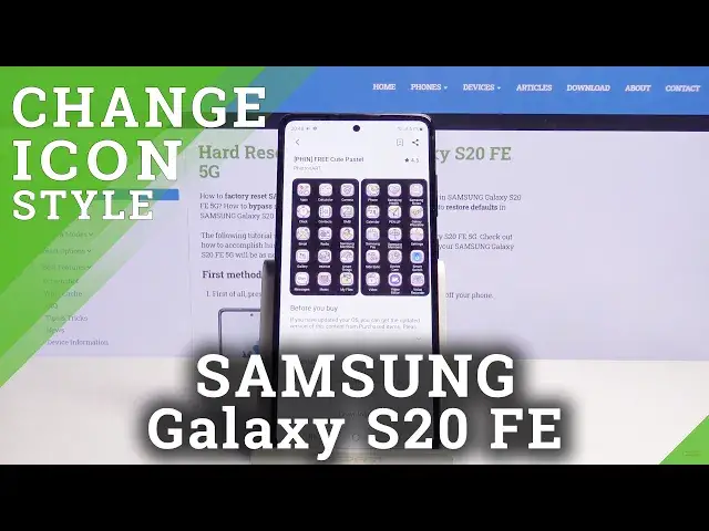 'Video thumbnail for How to Change Icon Style in SAMSUNG Galaxy S20 FE 5G – Display Settings'