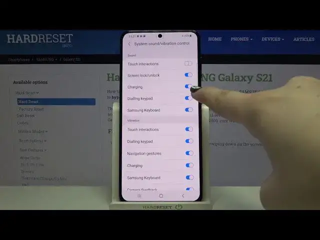 'Video thumbnail for How to Manage Charging Sound in SAMSUNG Galaxy S21 – Sound Settings'