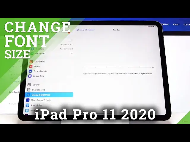 'Video thumbnail for How to Change Font Size in APPLE iPad Pro 11 2020 – Set Up Font Text'