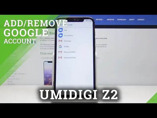 Video thumbnail for How to Manage Google Account in UMIDIGI Z2 - Add & Remove Google Account