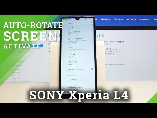 'Video thumbnail for How to Auto Rotate Screen in SONY Xperia L4 – Turn Screen'