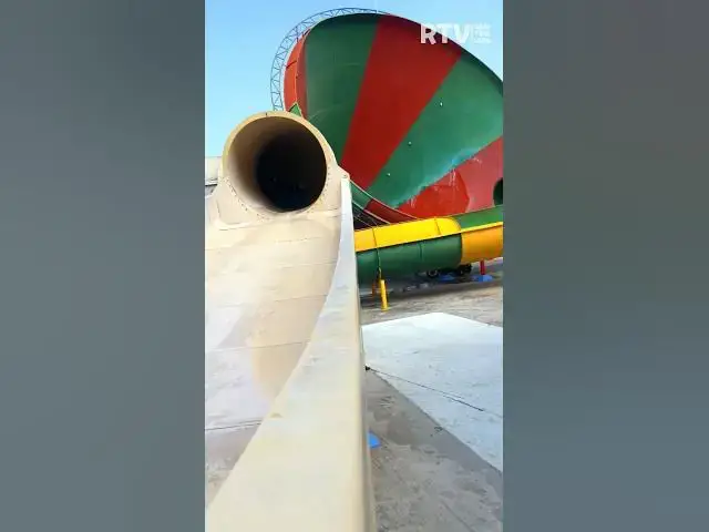 Video thumbnail for ZUMBA LOOP Water Slide at📍Escape Water Park #waterpark #shorts