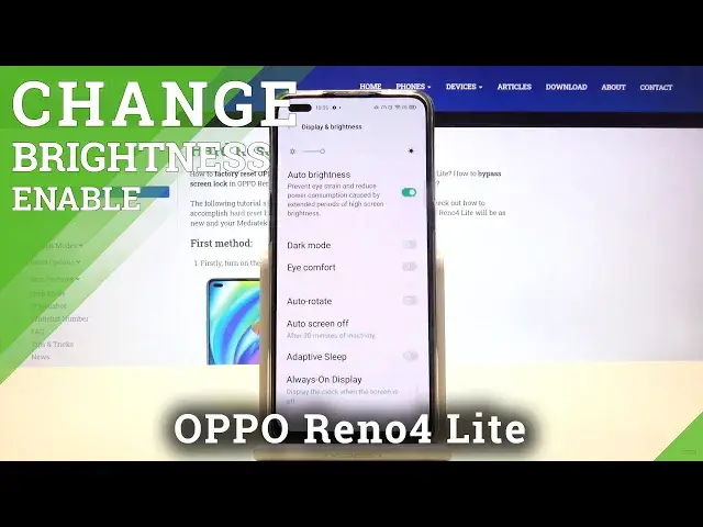 Video thumbnail for How to Turn On Automatic Brightness Option on OPPO Reno 4 Lite – Screen Intensity
