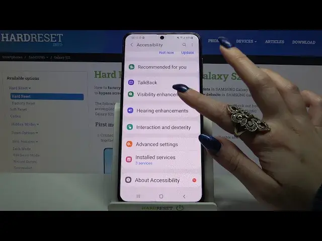 'Video thumbnail for How to Activate High Contrast Text on SAMSUNG Galaxy S21 – Change Text Contrast'