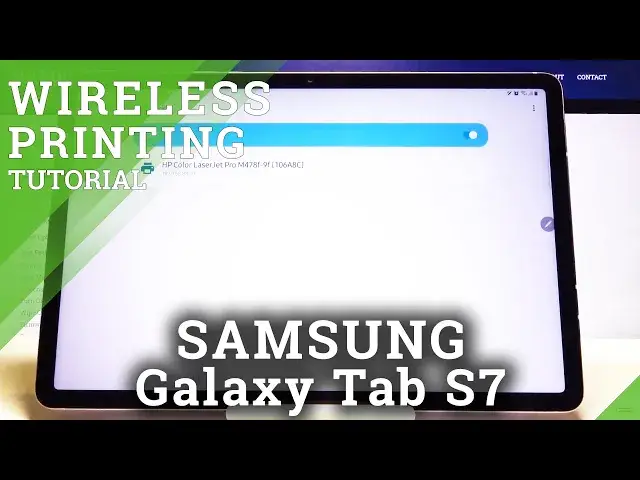 'Video thumbnail for How to Connect Printer with Samsung Galaxy Tab S7 – How to Print Wirelessly'