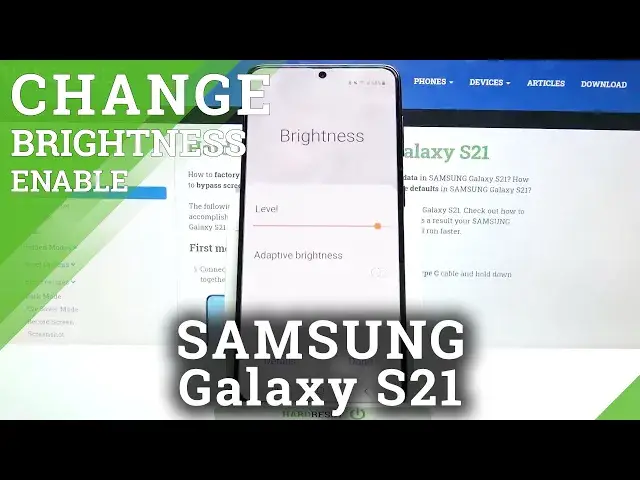'Video thumbnail for How to Activate Auto Brightness on SAMSUNG Galaxy S21 – Adaptive Brightness'