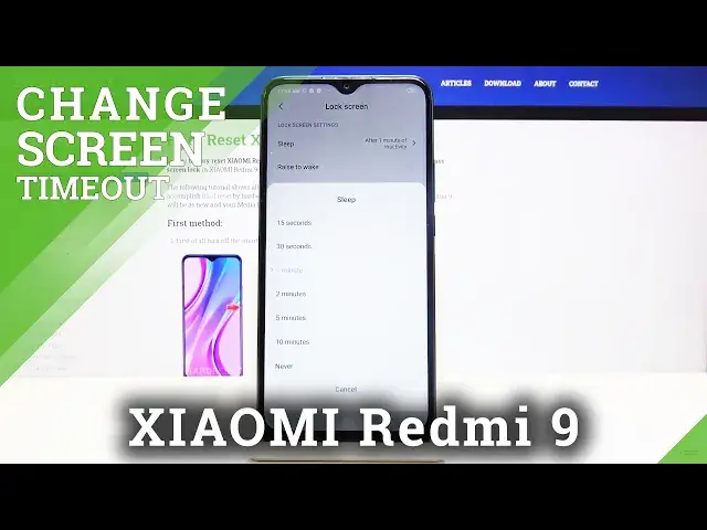 'Video thumbnail for How to Set Up Screen Timeout in Xiaomi Redmi 9'