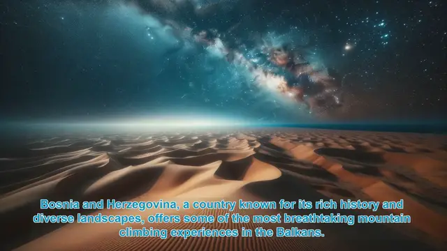 Video thumbnail for Scaling Bosnia and Herzegovina's Peaks: Top 10 Mountain Climbing Destinations