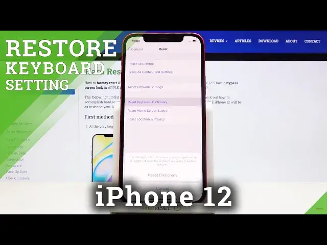 'Video thumbnail for How to Reset Keyboard Dictionary in iPhone 12 – Remove Added Words'