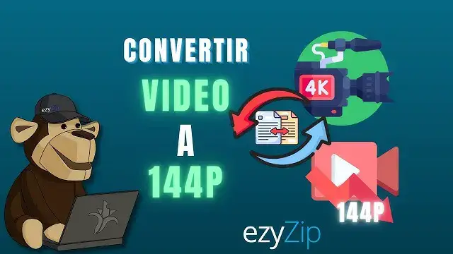 'Video thumbnail for Convertir Vídeo a 144p | Reducir La Resolución De Vídeo (MP4, MOV,  FLV,  WEBM, WMV, MKV)'