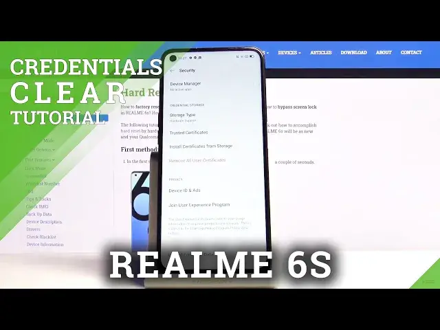 'Video thumbnail for How to Clear Credentials in REALME 6s - Delete Certificates and Licences'