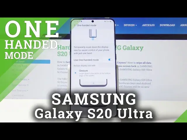 'Video thumbnail for How to Enable One Hand Mode in SAMSUNG Galaxy S20 Ultra 5G – One-handed Feature'