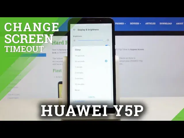 'Video thumbnail for How to Set Up Screen Timeout in Huawei Y5P – Adjust Display Timeout'