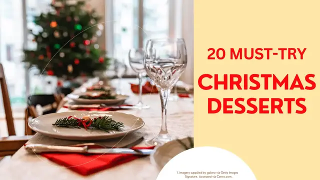 Video thumbnail for Christmas Desserts