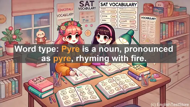 Video thumbnail for 5000 Must Know SAT Vocabulary - SAT Vocabulary: Understanding the Word 'Pyre'