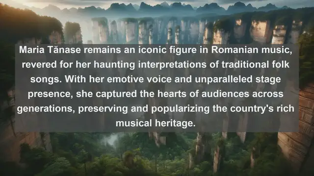 Video thumbnail for Voices of Romania: Top 10 Renowned Singers from the Land of Folklore