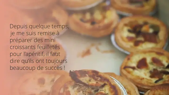 Video thumbnail for Mini croissants apéritifs Vache qui Rit & paprika doux