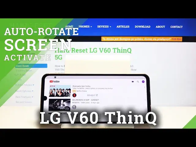 'Video thumbnail for How to Use Auto Rotation in LG V60 ThinQ – Turn Screen'