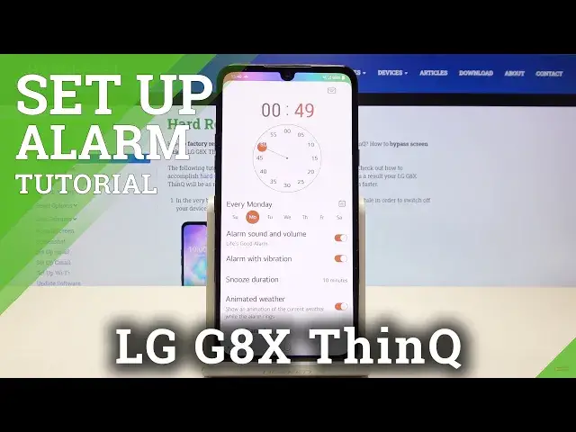 Video thumbnail for Alarm Clock on LG G8X ThinQ - Alarm Settings