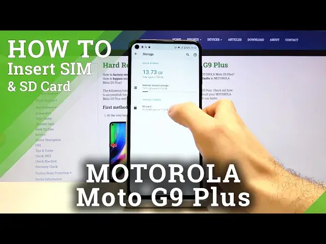 'Video thumbnail for How to Input SIM and SD Card to MOTOROLA Moto G9 Plus – Insert SIM and SD Cards'