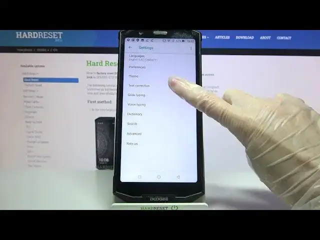 Video thumbnail for How to Enter Text Correction Options in DOOGEE S70 - Manage Text Correction