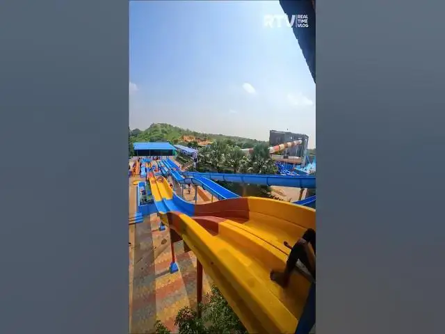Video thumbnail for Mat Racers Slides at ESCAPE WATER PARK Hyderabad #waterpark #shorts
