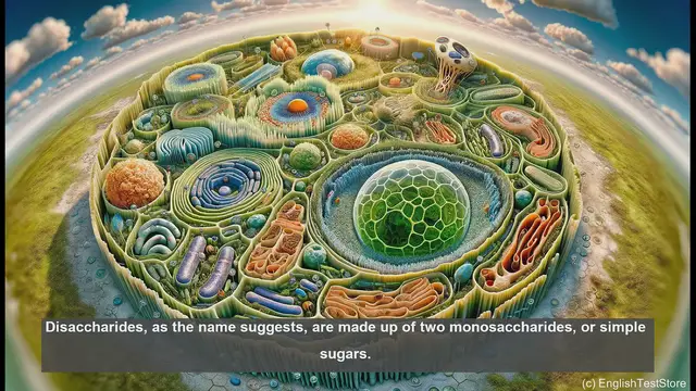 Video thumbnail for Disaccharide in biology