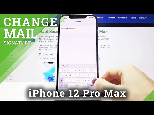 'Video thumbnail for How to Change Mail Signature on iPhone 12 Pro Max – Customize Email Signature'