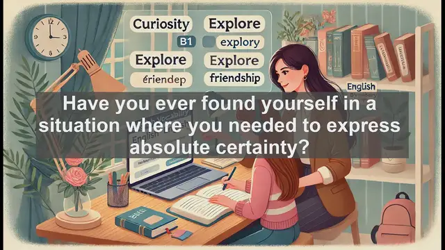 Video thumbnail for 2500 Must Know CEFR B1 Vocabulary - Understanding 'Certainly': A Guide to Expressing Absolute Confidence