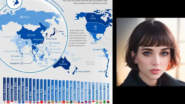 Video thumbnail for Life Expectancy In Major Economies (2025)