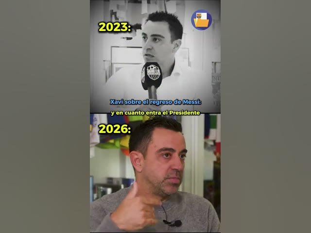 Video thumbnail for Este es el gran cambio en las declaraciones de Xavi sobre el "Caso Messi" 😳