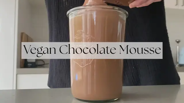Video thumbnail for Vegan Chocolate Mousse