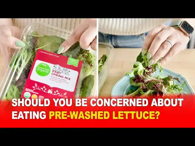 Video thumbnail for Should You Be Concerned About Eating Pre-Washed Lettuce? 🥗🚨