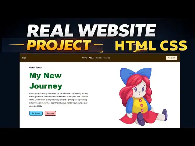 Video thumbnail for How to make a website using html and css | html css project