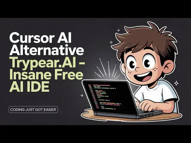 Video thumbnail for 💻 Cursor AI Alternative TryPear.ai – INSANE Free AI IDE with GPT 4, Claude, Code Autocomplete