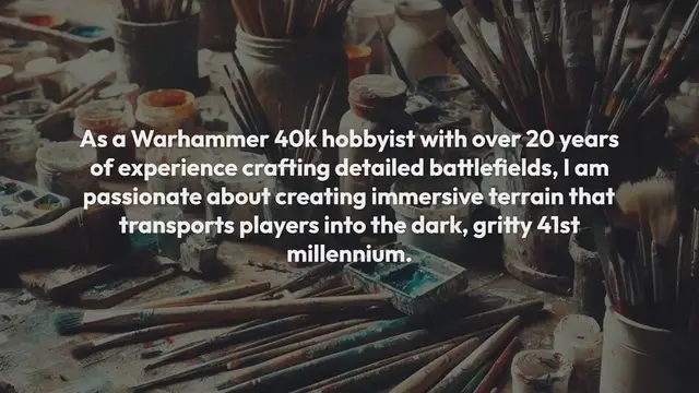 Video thumbnail for How to Make Incredible Terrain for Warhammer 40K Tabletop Battles