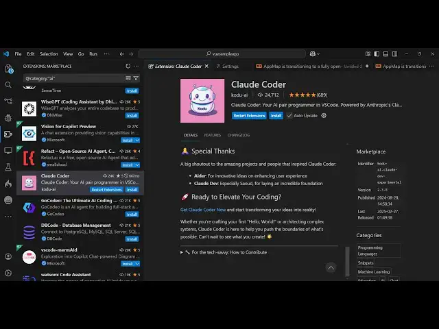 Video thumbnail for VSCode Kodo AI Claude Coder AI Assistant & Autocompletion Open Source Alternative to Github Copilot