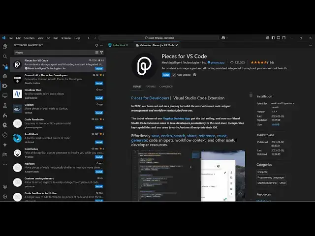 Video thumbnail for Pieces AI Coding Assistant & Autocompletion For VSCode FREE Alternative to Github Copilot